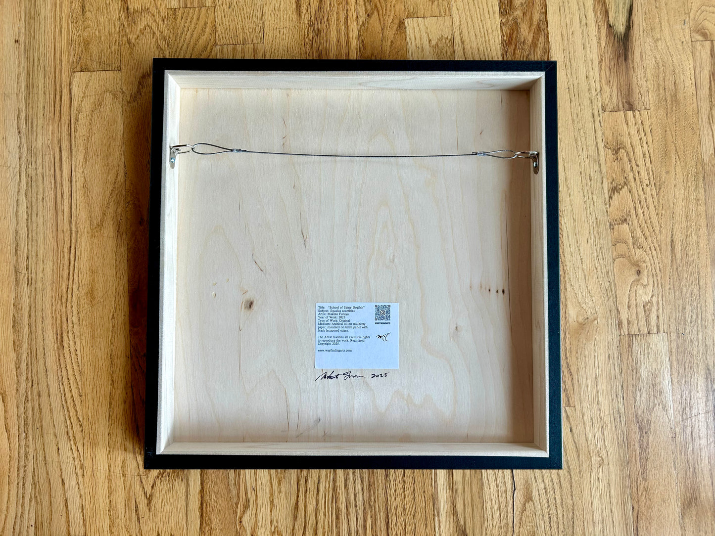 Spiny Dogfish: Original Contemporary Fine Art Gyotaku Print