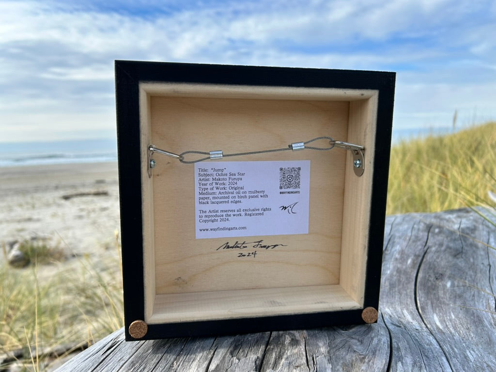 Jump: Sea Star: Original Contemporary Fine Art Gyotaku Print