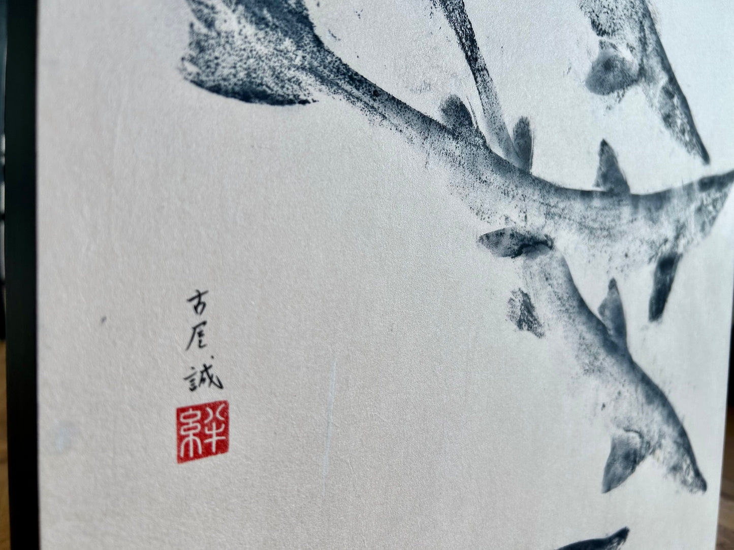 Spiny Dogfish: Original Contemporary Fine Art Gyotaku Print