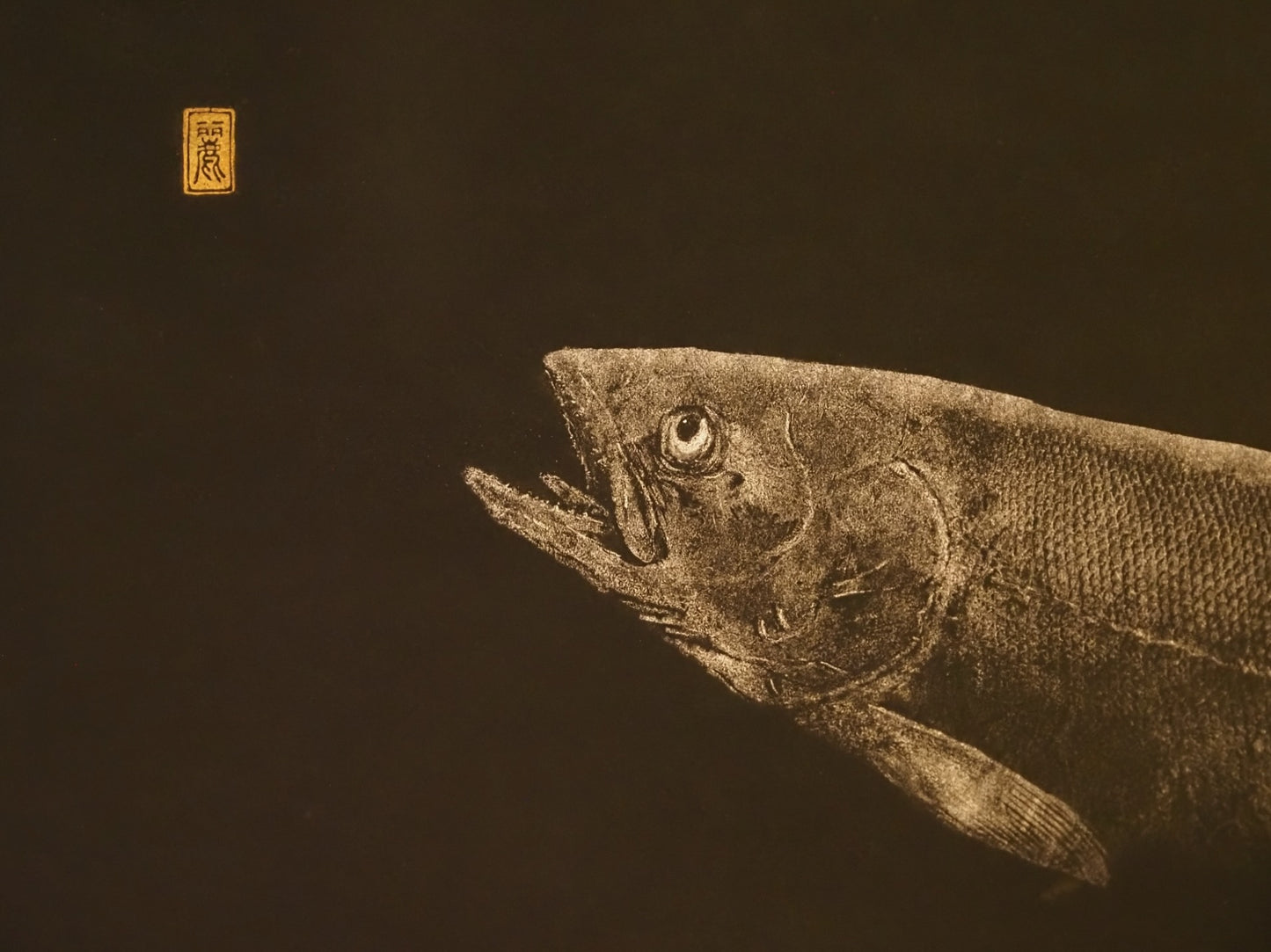 Chasing Beauty: Contemporary Fine Art Gyotaku Print