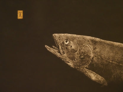 Chasing Beauty: Contemporary Fine Art Gyotaku Print