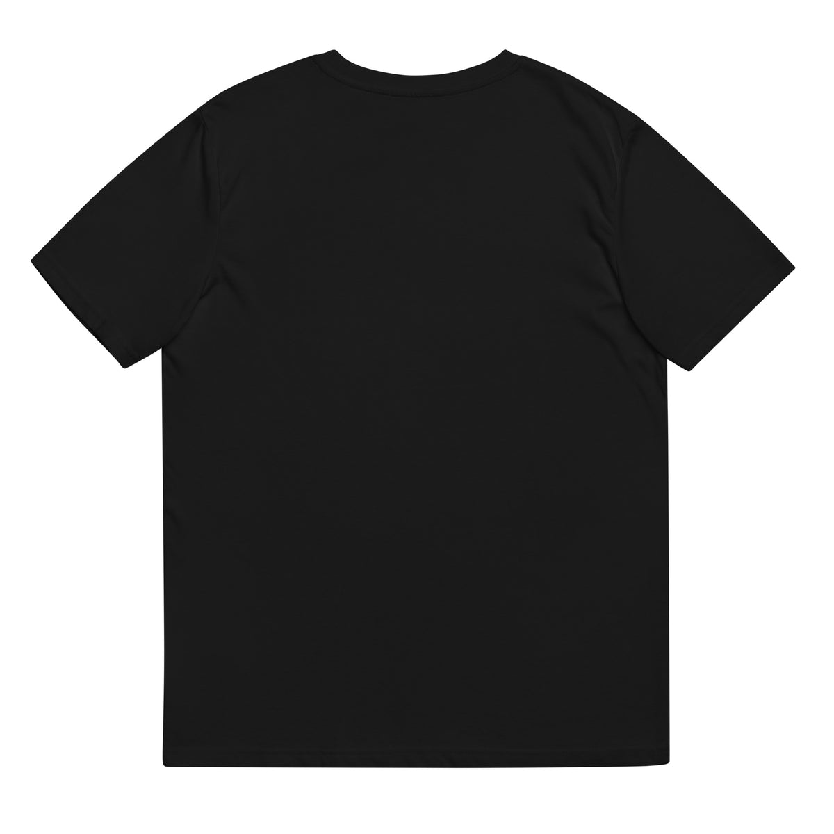 Unisex organic ribbed neck t-shirt: Octopus Conductor Gyotaku