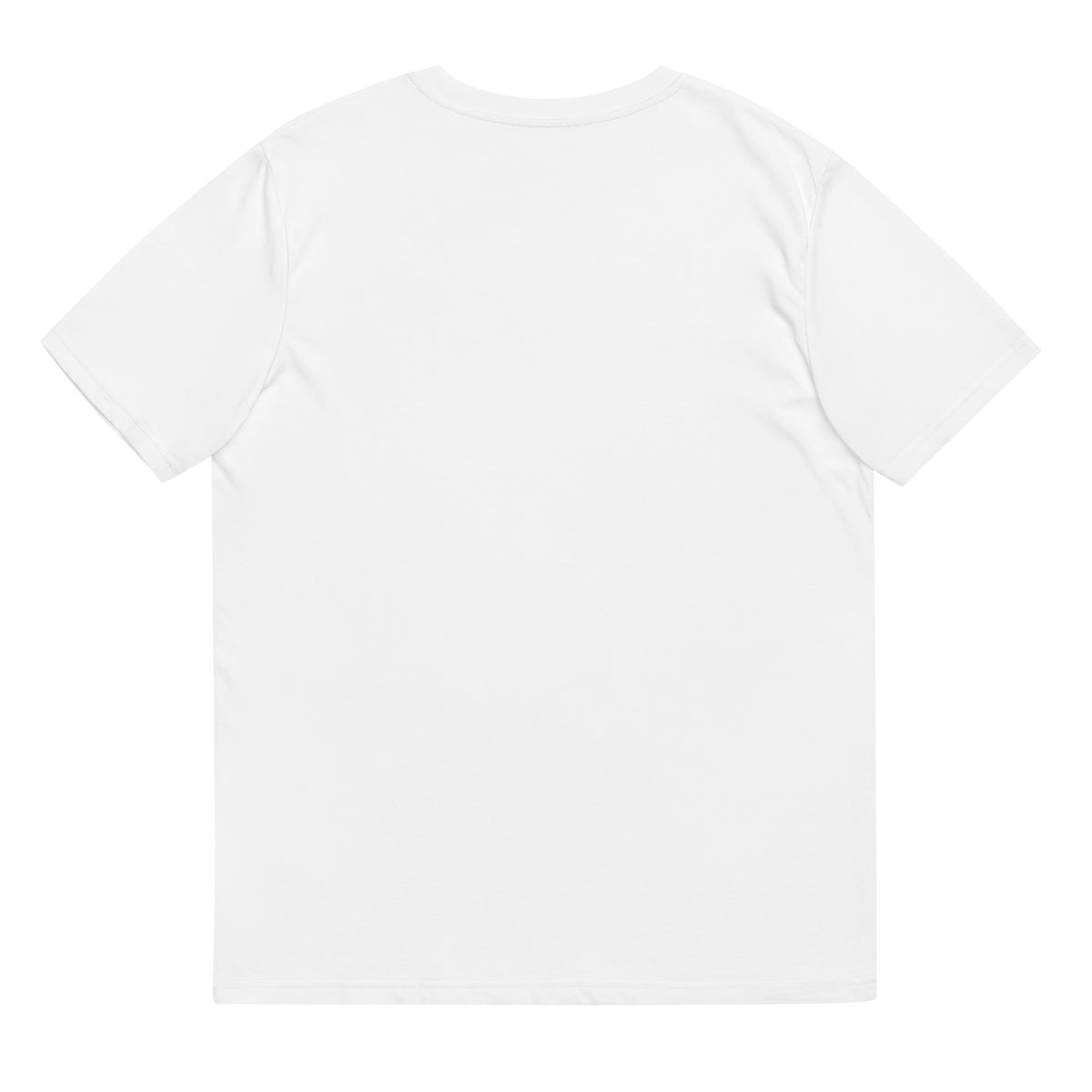 Unisex organic ribbed neck t-shirt: Octopus Conductor Gyotaku
